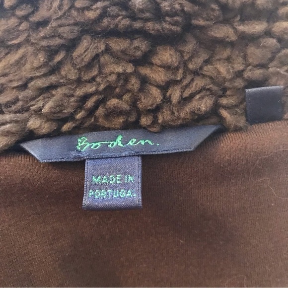 Boden Women’s Medium Fuzzy Brown Vest. - Picture 3 of 5